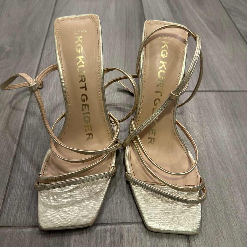 Kurt Geiger KG Kurt Geiger Women's Heels Gold Vegan Alexa